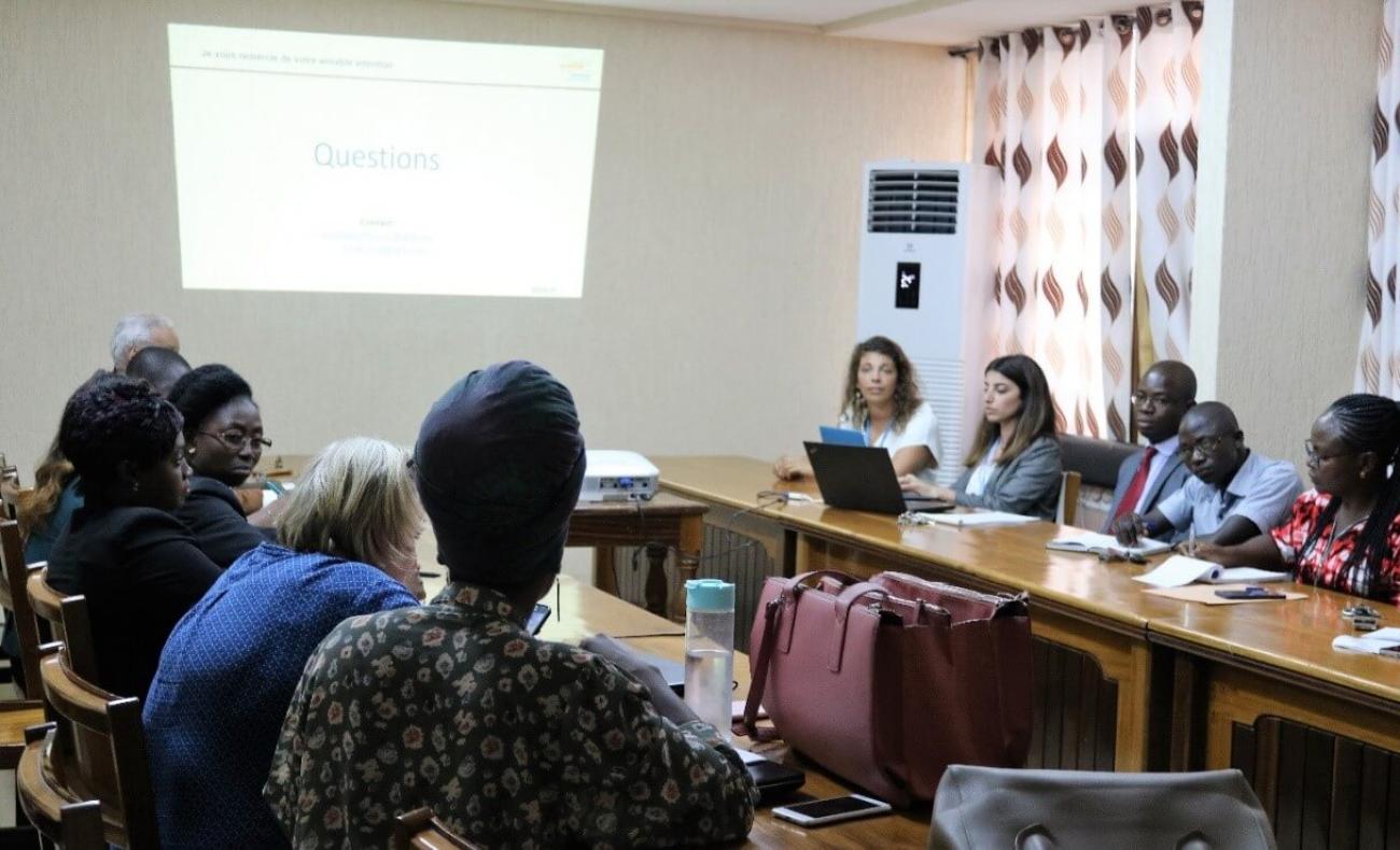 Meeting of nutrition sector stakeholders at the Ministry of Health, Lomé, 1st march 2019