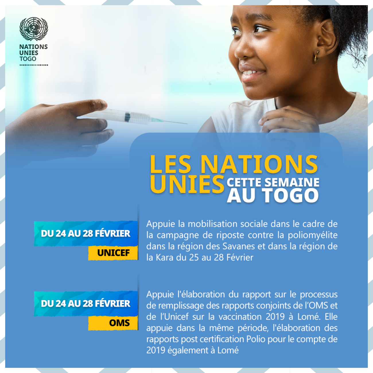 Les Nations Unies au Togo du 24 au 28 Février 2020